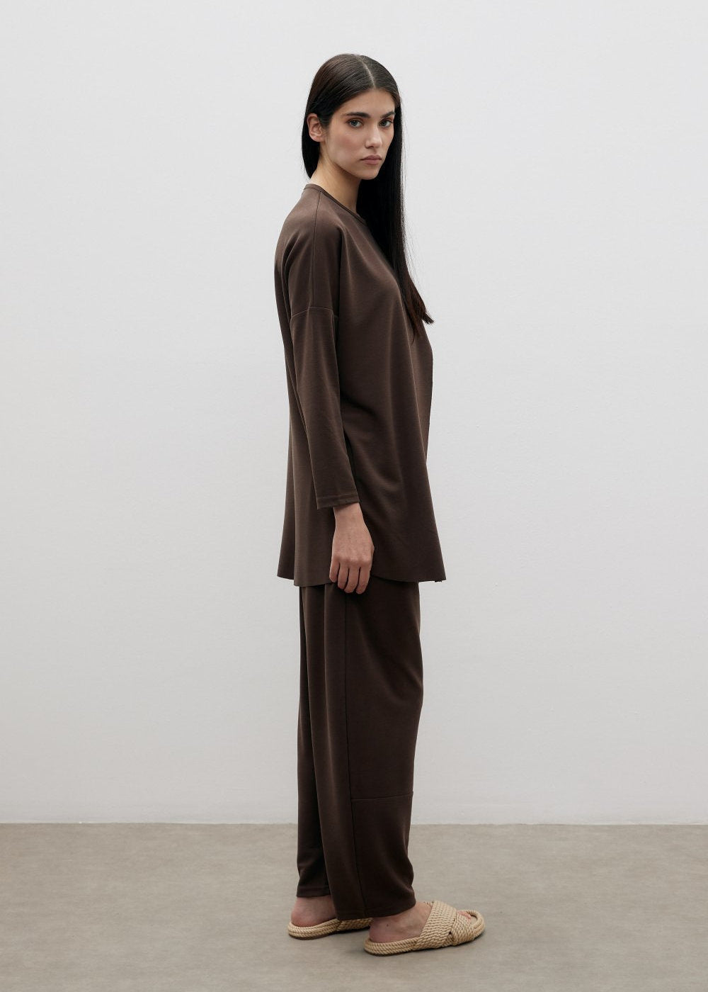 MODAL BAMBU OVERSIZE TAKIM KAHVE