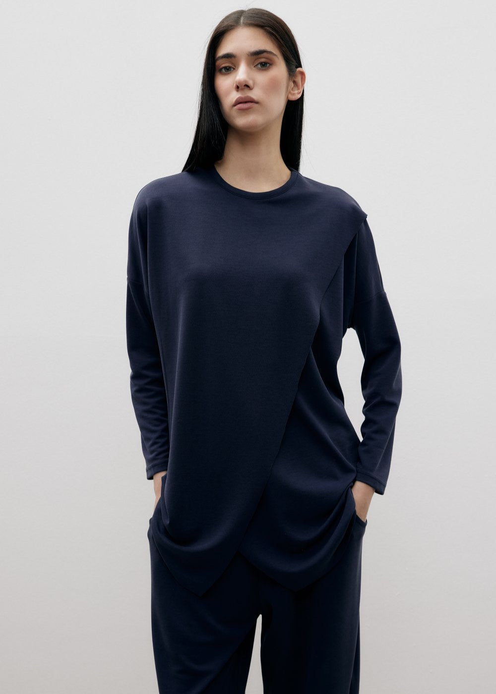 MODAL BAMBU OVERSIZE TAKIM LACİVERT