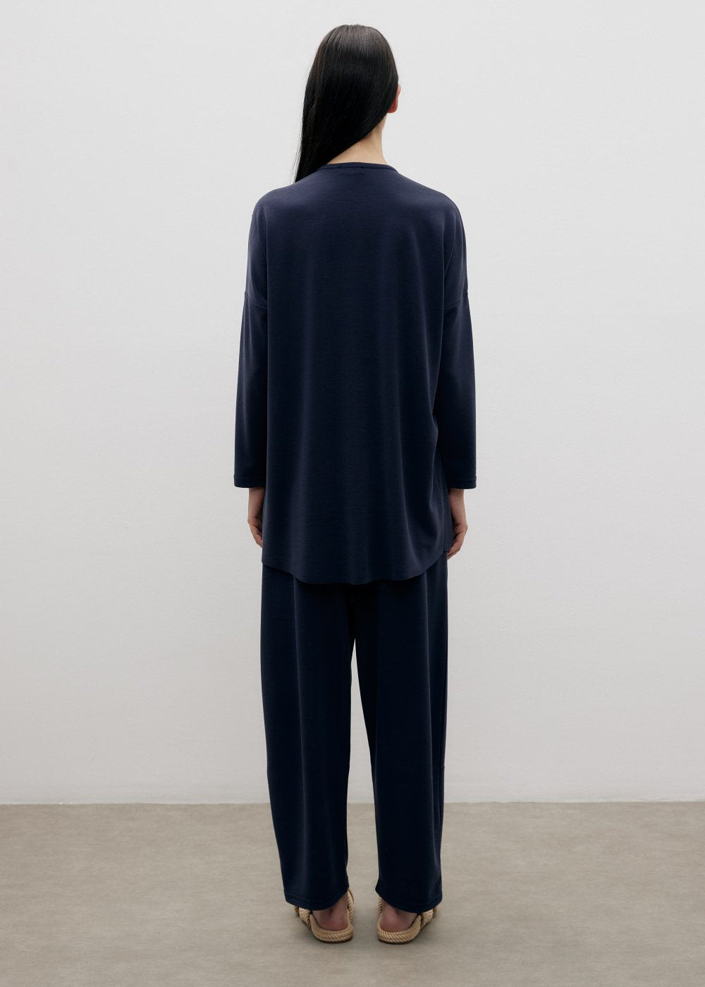 MODAL BAMBU OVERSIZE TAKIM LACİVERT