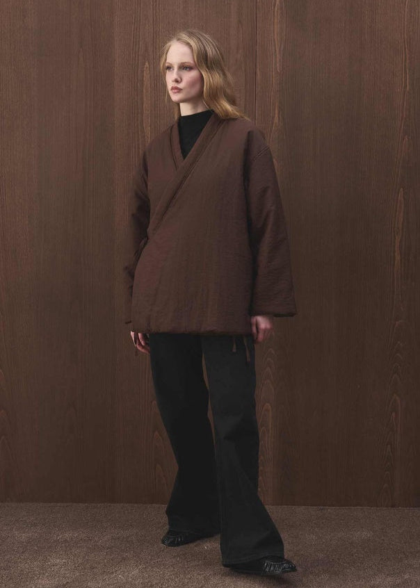 ANVELOP BAĞLAMA ŞİŞME MONT KAHVE