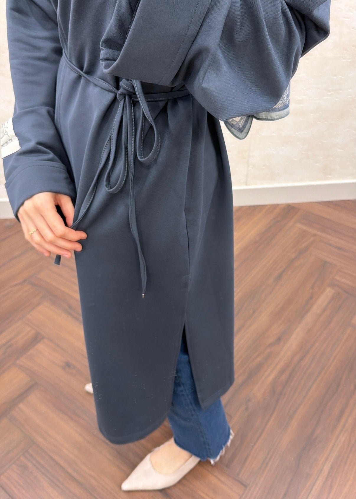 BASIC OVERSIZE UZUN TUNİK FÜME