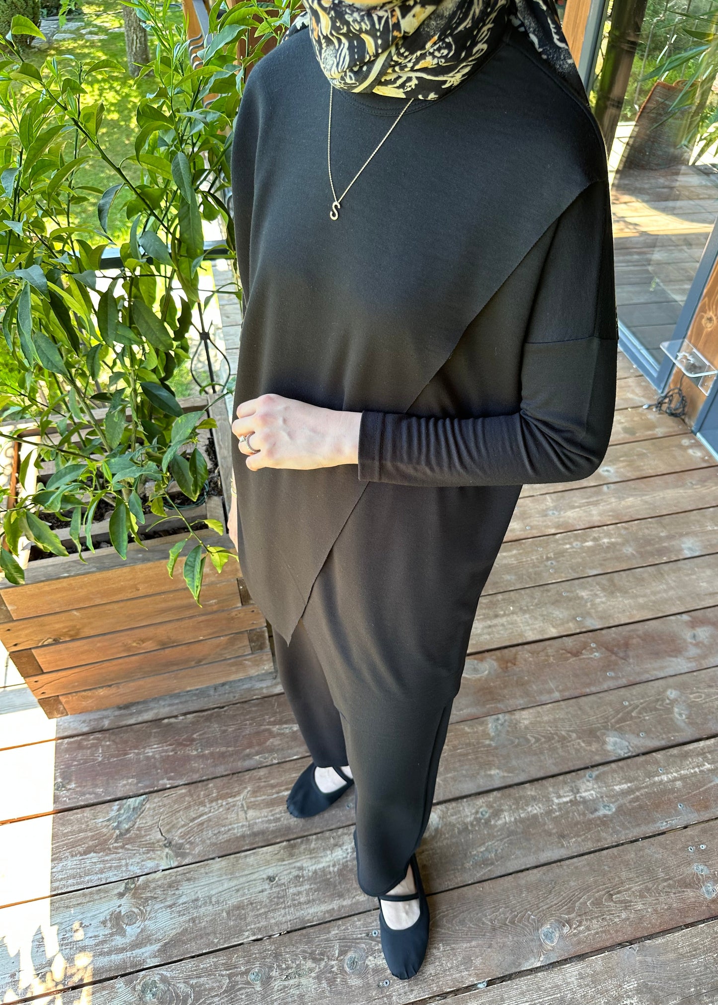 MODAL BAMBU OVERSIZE TAKIM SİYAH