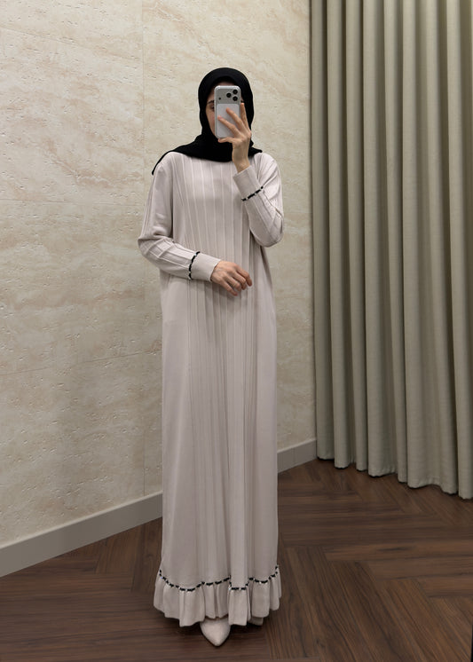 TAŞLI MERSERİZE ELBİSE TAŞ