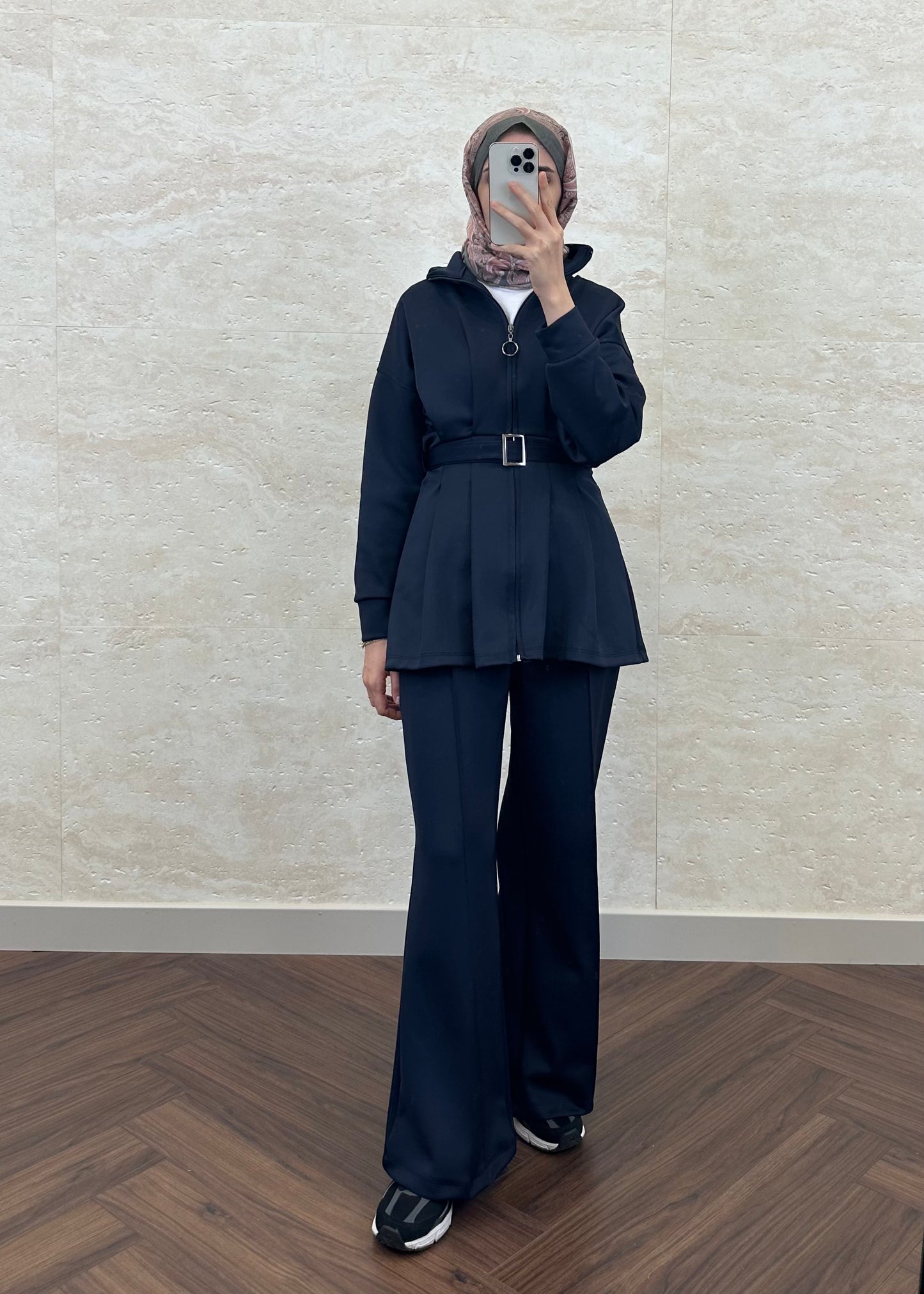 SKUBA KEMERLİ TAKIM LACİVERT