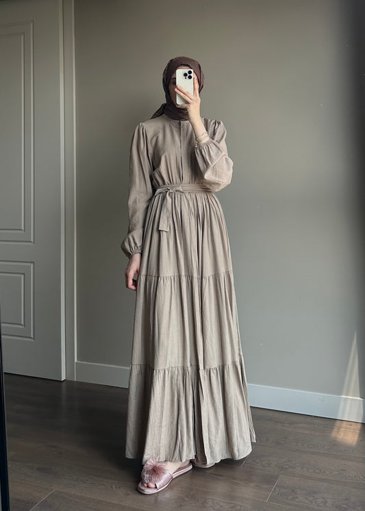 BELİ LASTİKLİ ÇİLEK ELBİSE BİSKÜVİ