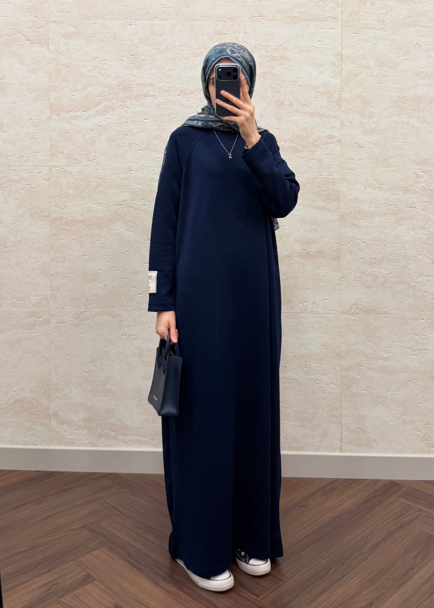 OYSH BASIC ELBİSE LACİVERT