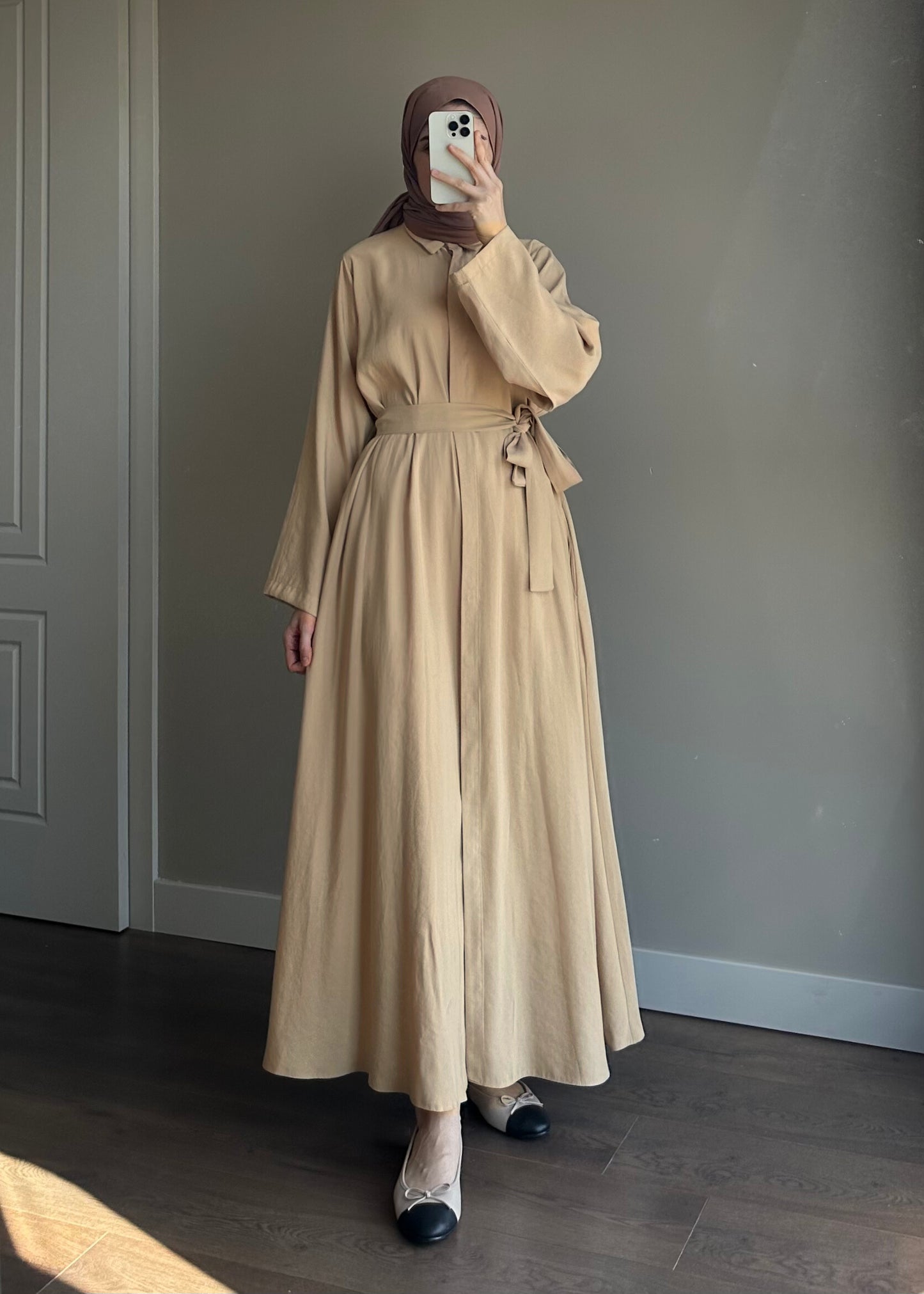 KUŞAKLI GÖMLEK ELBİSE BİSKÜVİ