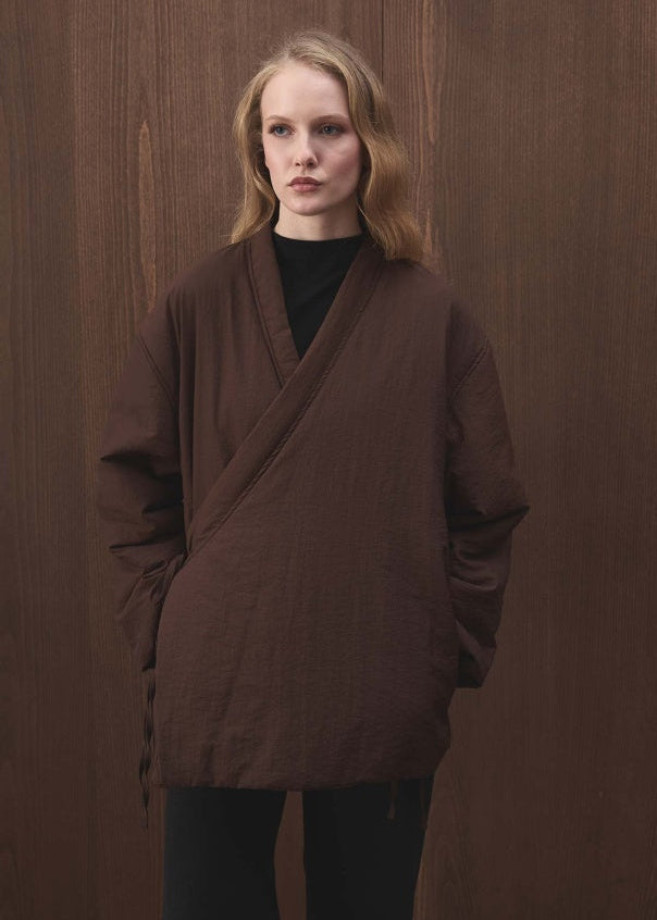 ANVELOP BAĞLAMA ŞİŞME MONT KAHVE