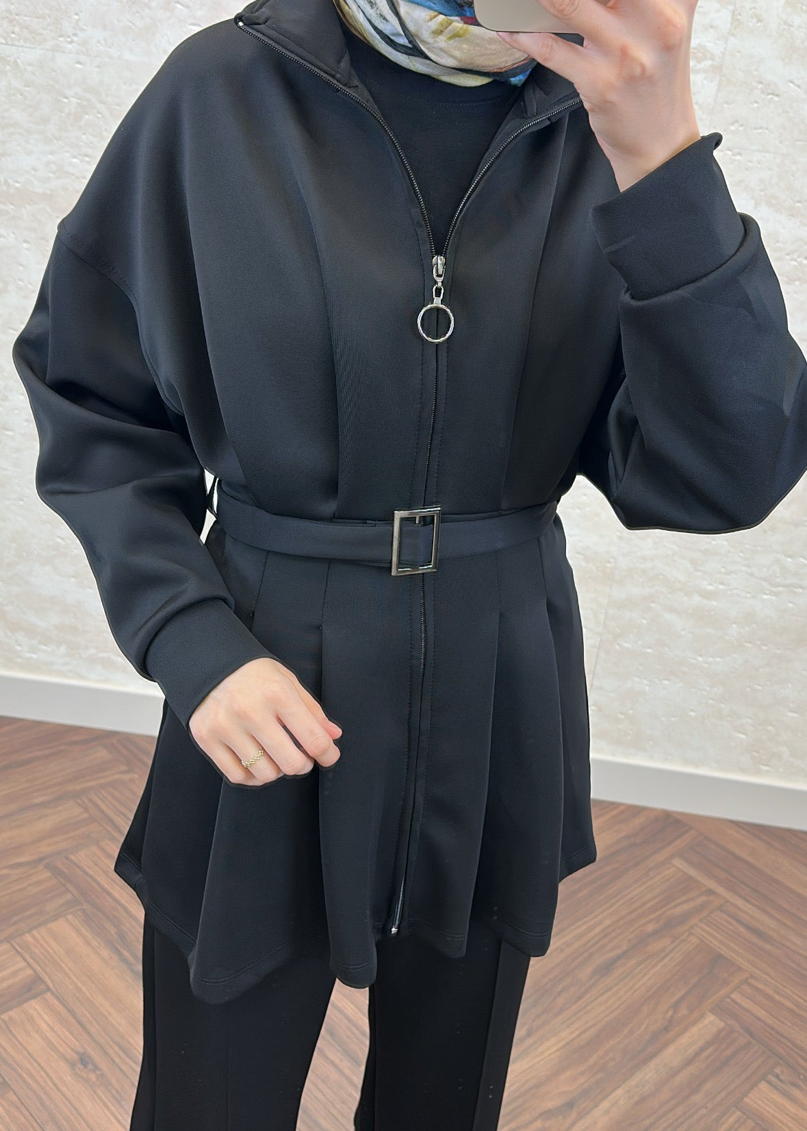 SKUBA KEMERLİ TAKIM SİYAH