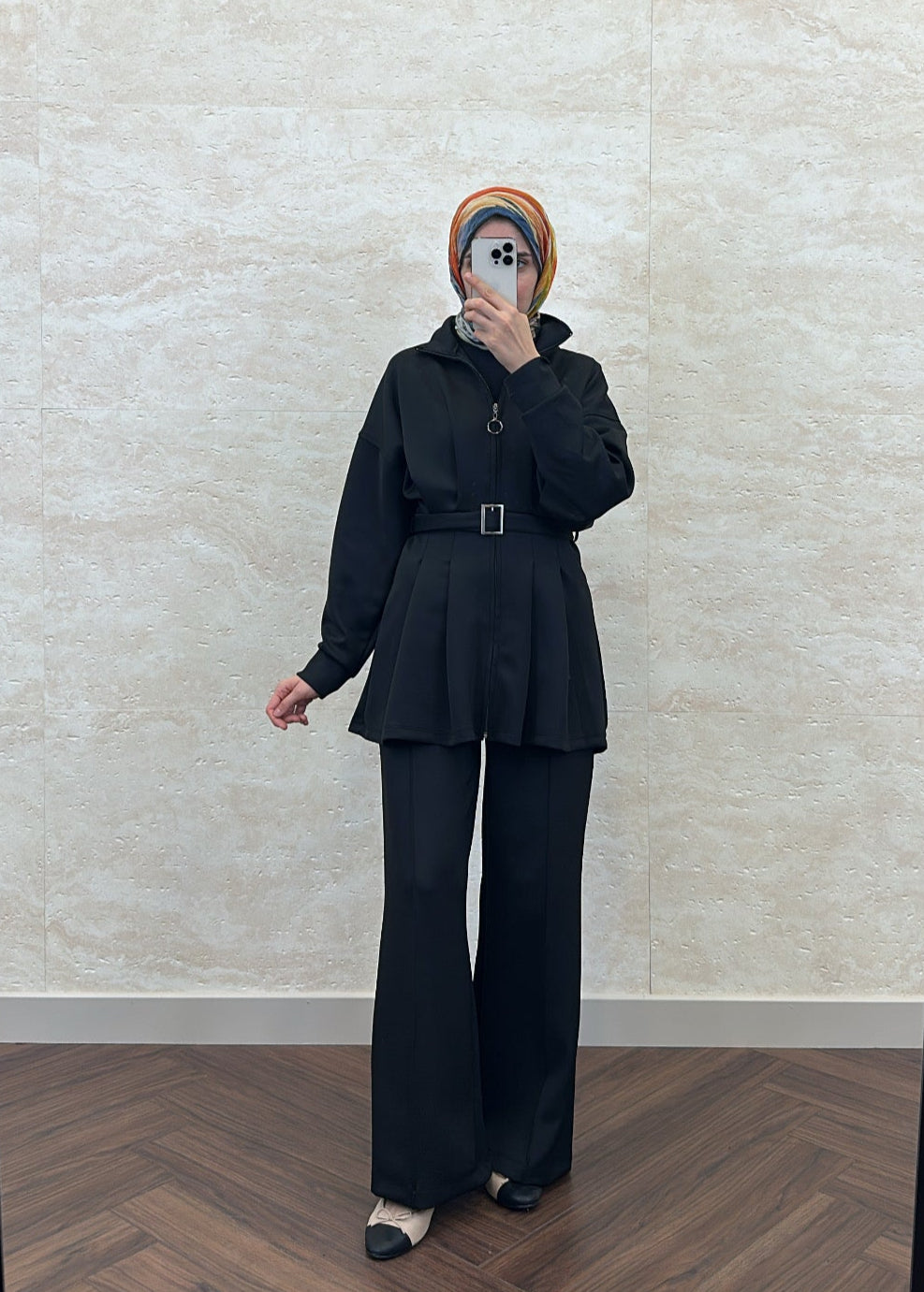 SKUBA KEMERLİ TAKIM SİYAH