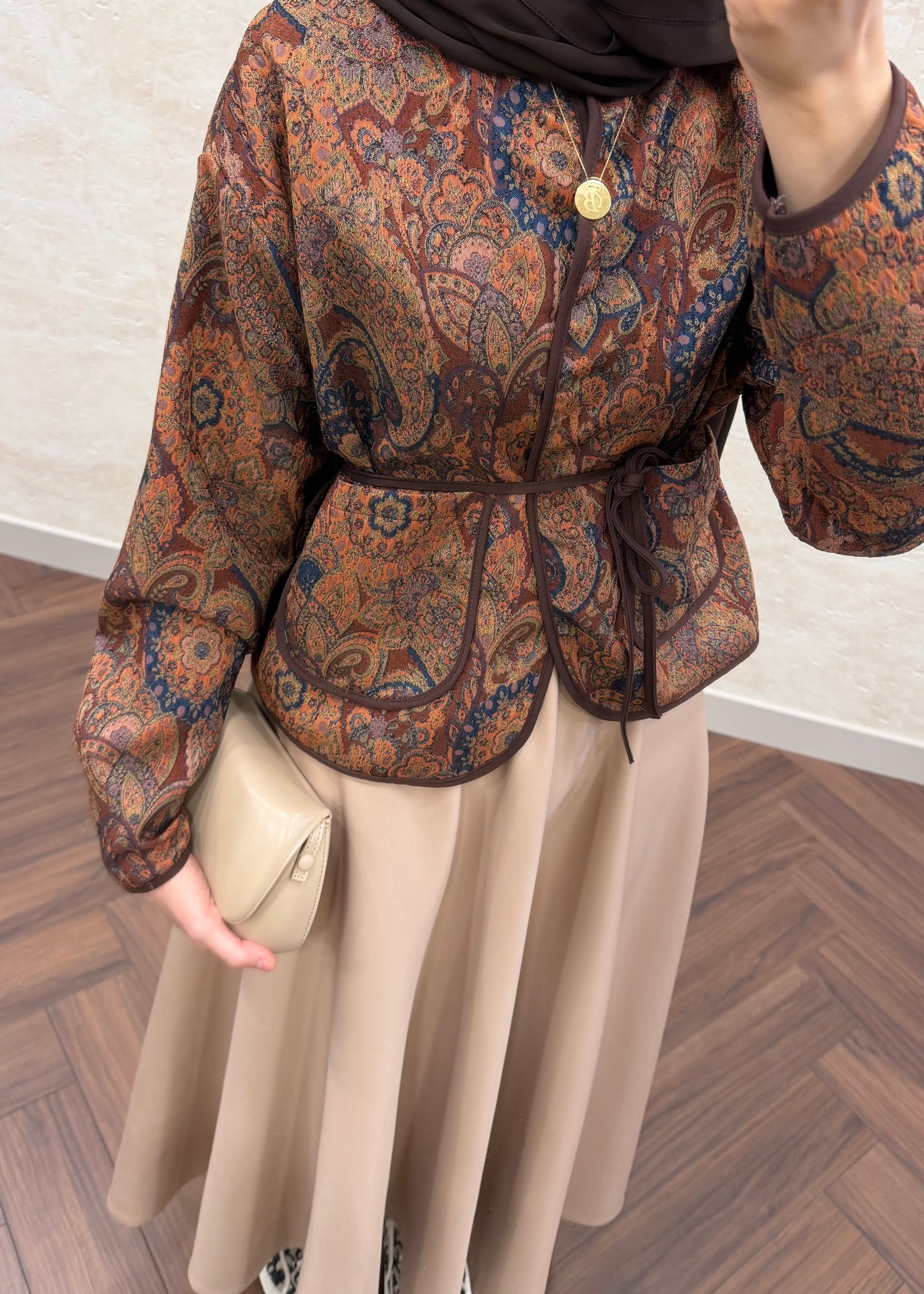 JAKARLI KISA CEKET KAHVE