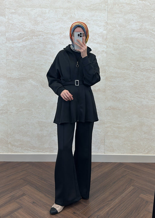 SKUBA KEMERLİ TAKIM SİYAH