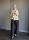 BARREL FIT PANTOLON KAHVE