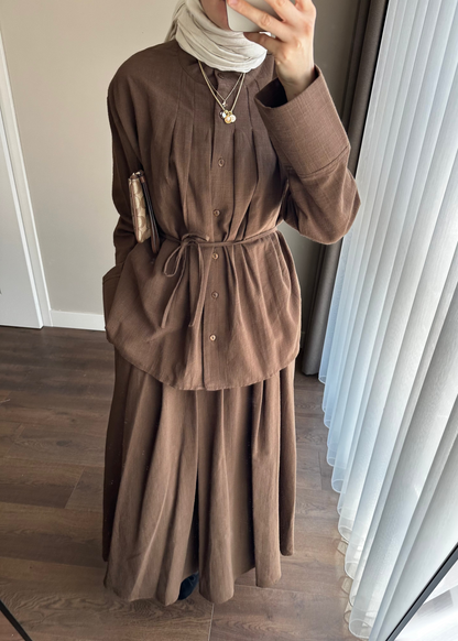 ZAYNA KETEN TAKIM KAHVE