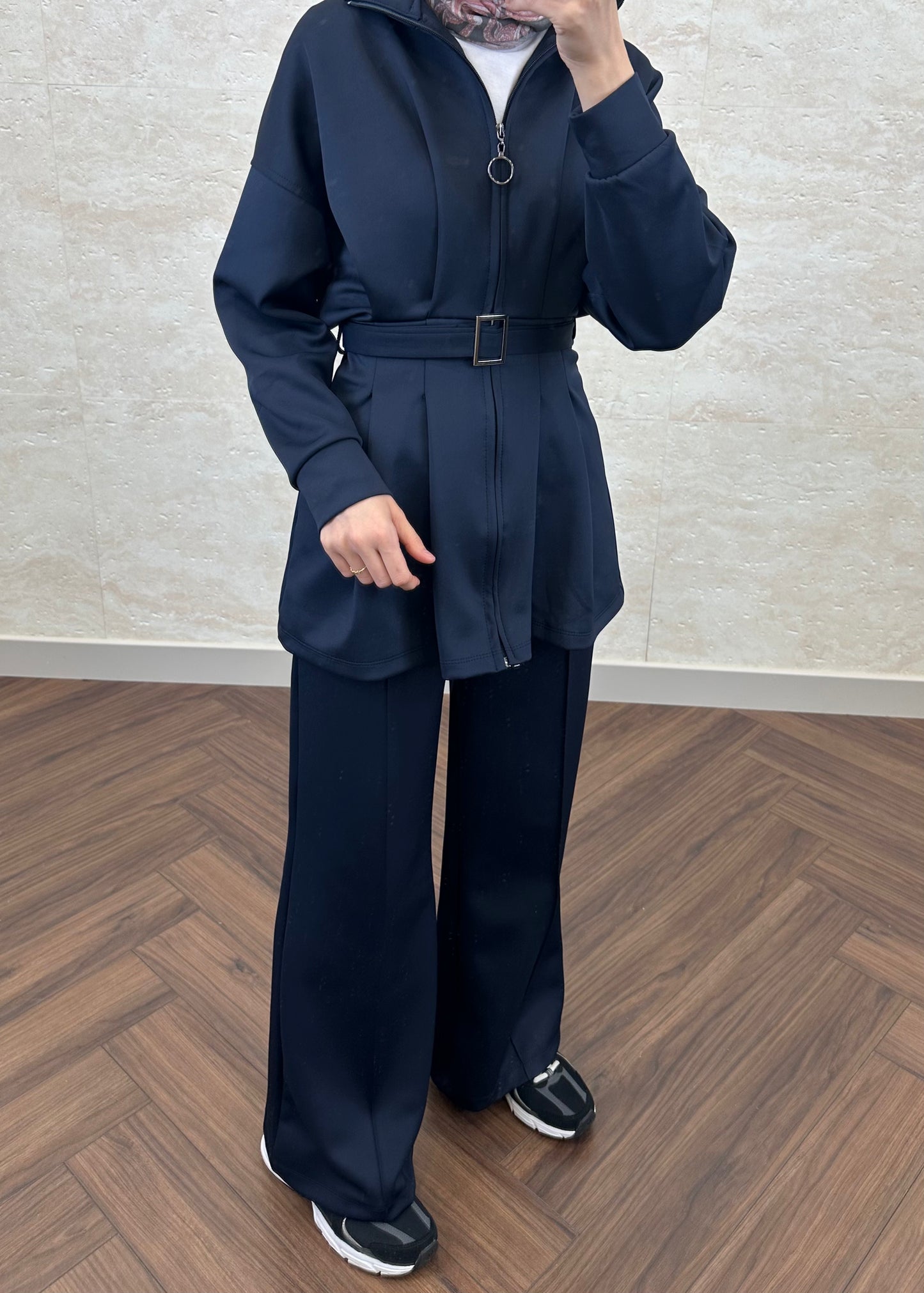 SKUBA KEMERLİ TAKIM LACİVERT