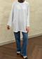GENİŞ KOL OVERSIZE TUNİK BEYAZ