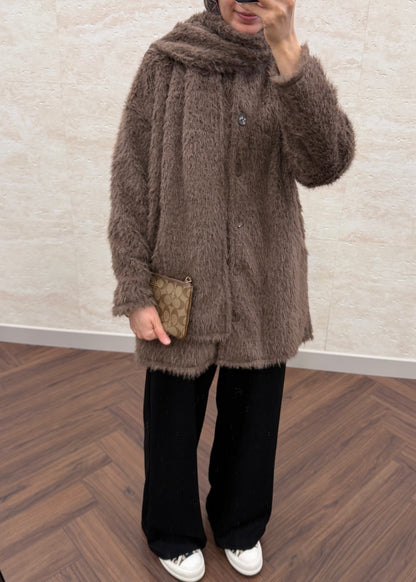 ATKILI KÜRK MONT KAHVE