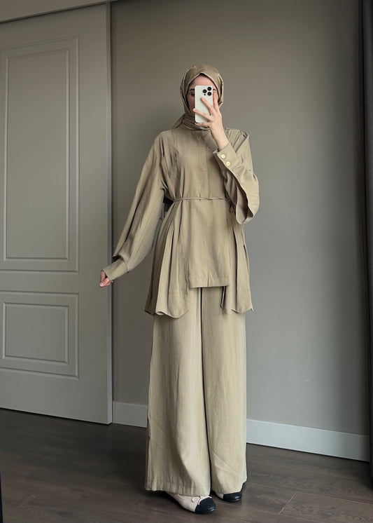 MODAL NERVÜRLÜ TAKIM YAĞ YEŞİLİ