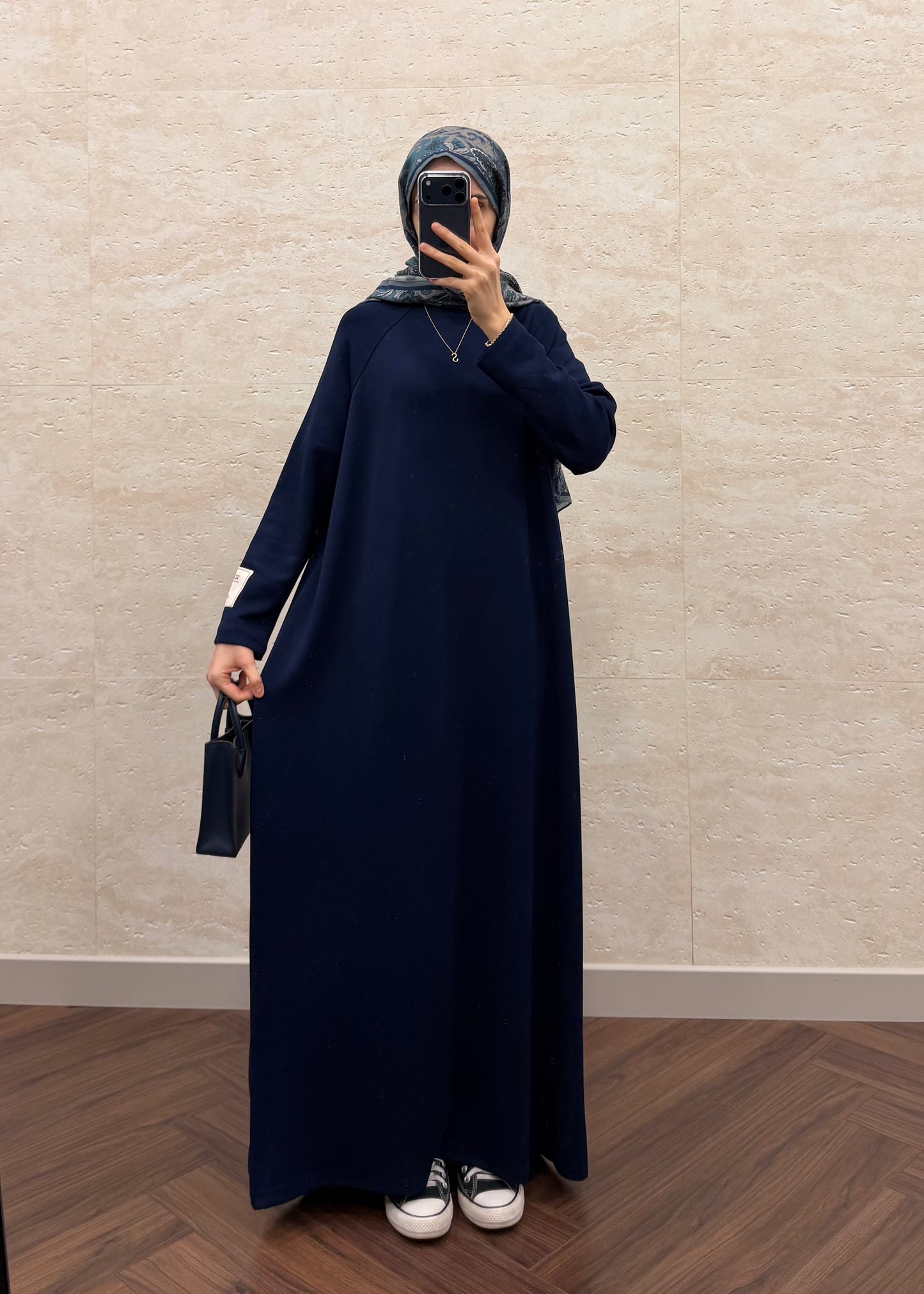 OYSH BASIC ELBİSE LACİVERT