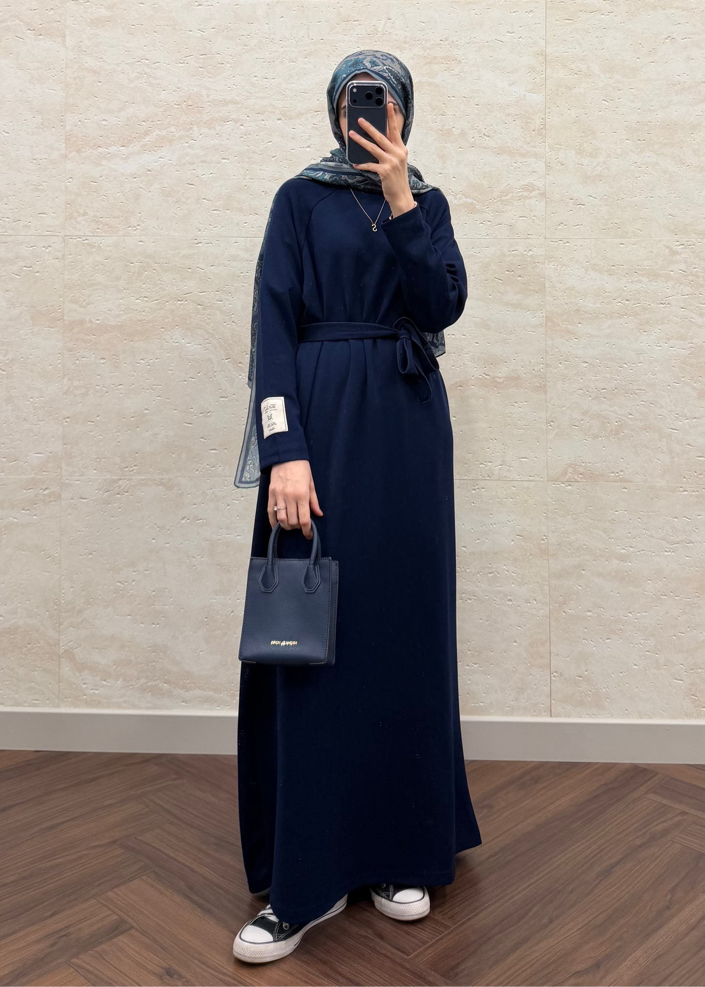 OYSH BASIC ELBİSE LACİVERT