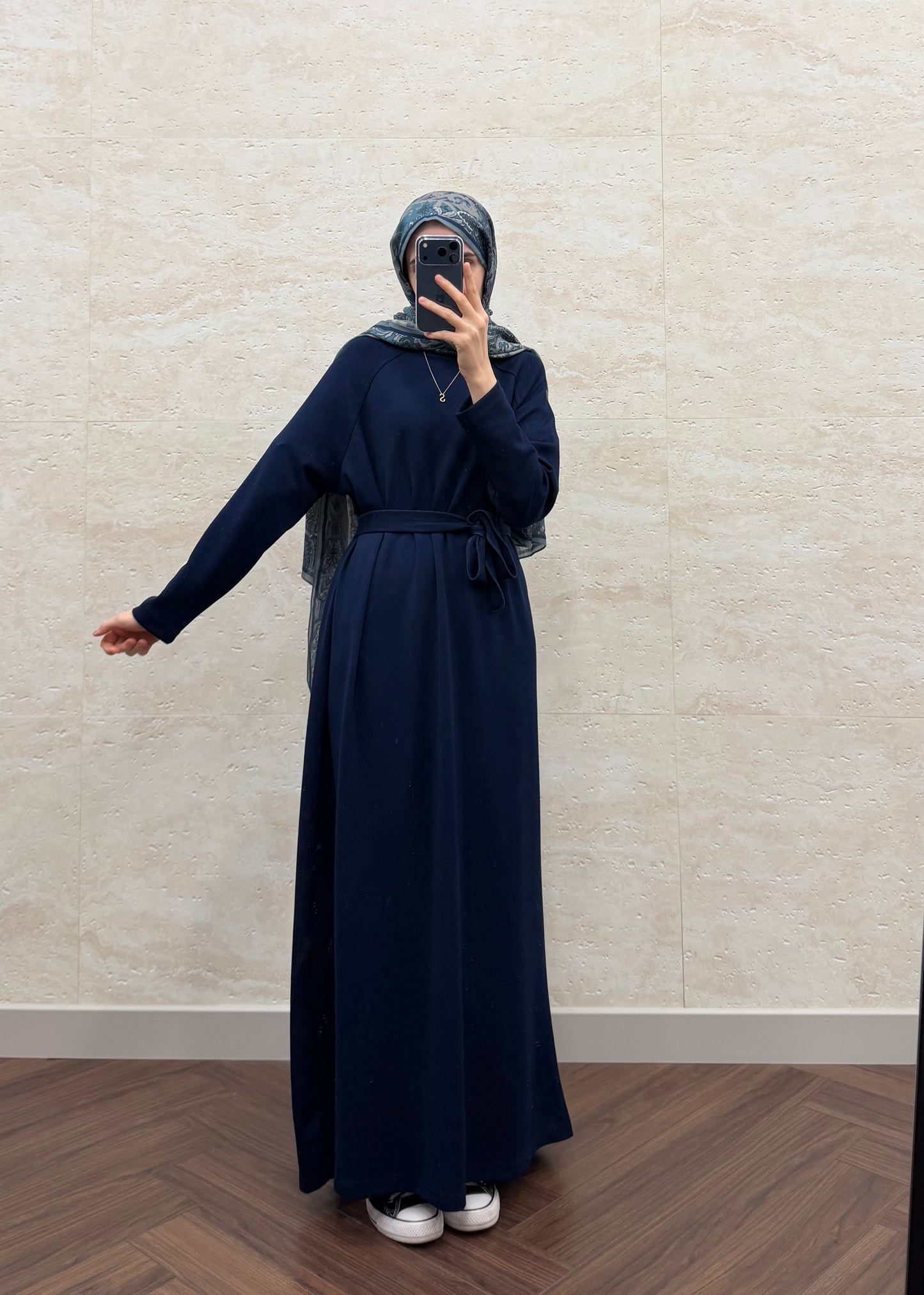 OYSH BASIC ELBİSE LACİVERT